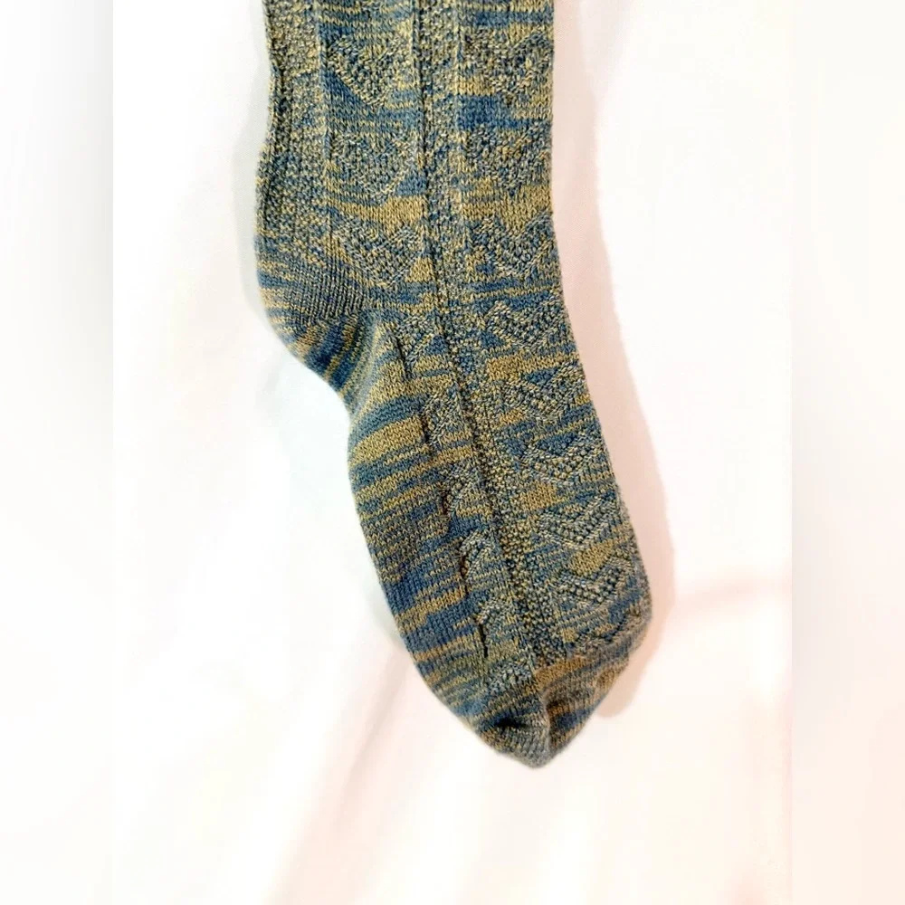 NWOT Y2K Simply Noelle Boot Socks With Lace Trim Cuff And Two Decorative Buttons